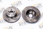 Bremsscheibe Vorderachse KRAFT AUTOMOTIVE 6041270
