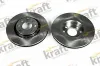 Bremsscheibe Vorderachse KRAFT AUTOMOTIVE 6041540