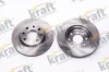 Bremsscheibe Vorderachse KRAFT AUTOMOTIVE 6041680