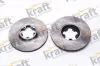 Bremsscheibe Vorderachse KRAFT AUTOMOTIVE 6042350
