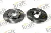 Bremsscheibe Vorderachse KRAFT AUTOMOTIVE 6045785