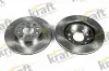 Bremsscheibe Vorderachse KRAFT AUTOMOTIVE 6046560