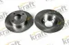 Bremsscheibe Hinterachse KRAFT AUTOMOTIVE 6050010