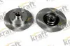 Bremsscheibe Hinterachse KRAFT AUTOMOTIVE 6050030