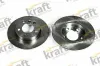 Bremsscheibe Hinterachse KRAFT AUTOMOTIVE 6050180