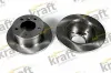 Bremsscheibe Hinterachse KRAFT AUTOMOTIVE 6051420