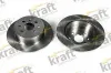 Bremsscheibe Hinterachse KRAFT AUTOMOTIVE 6051540