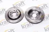 Bremsscheibe Hinterachse KRAFT AUTOMOTIVE 6051651