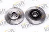 Bremsscheibe Hinterachse KRAFT AUTOMOTIVE 6055121