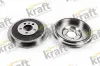 Bremstrommel Hinterachse KRAFT AUTOMOTIVE 6066510