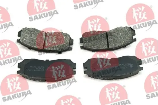 Bremsbelagsatz, Scheibenbremse Vorderachse SAKURA 600-50-4260 Bild Bremsbelagsatz, Scheibenbremse Vorderachse SAKURA 600-50-4260