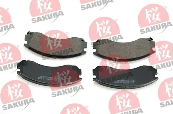 Bremsbelagsatz, Scheibenbremse Vorderachse SAKURA 600-50-4280 Bild Bremsbelagsatz, Scheibenbremse Vorderachse SAKURA 600-50-4280