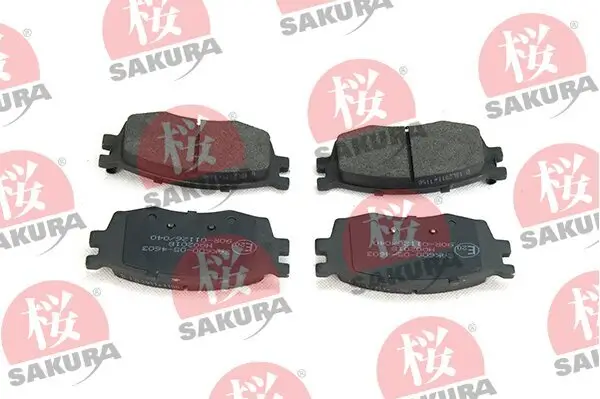 Bremsbelagsatz, Scheibenbremse Vorderachse SAKURA 600-05-4603