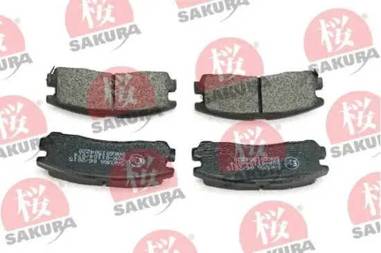 Bremsbelagsatz, Scheibenbremse Hinterachse SAKURA 601-50-4220 Bild Bremsbelagsatz, Scheibenbremse Hinterachse SAKURA 601-50-4220