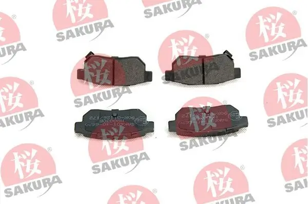 Bremsbelagsatz, Scheibenbremse SAKURA 601-40-6620