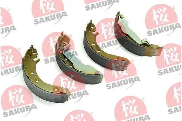 Bremsbackensatz Hinterachse SAKURA 602-40-6665