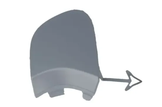 Stoßfängerabdeckung, Anhängevorrichtung vorne BLIC 5513-00-2566926P Bild Stoßfängerabdeckung, Anhängevorrichtung vorne BLIC 5513-00-2566926P