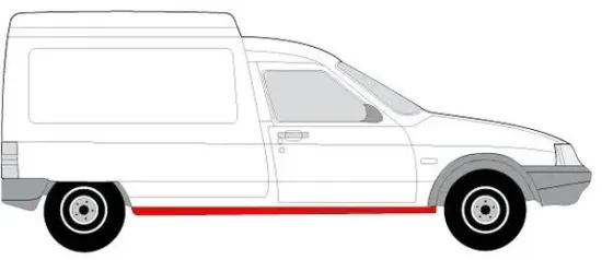 Einstiegsblech rechts BLIC 6015-00-0516016P Bild Einstiegsblech rechts BLIC 6015-00-0516016P