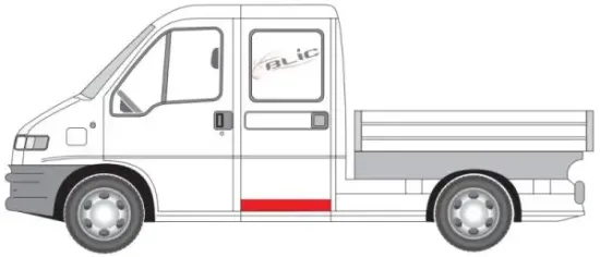 Türverkleidung hinten rechts BLIC 6015-00-2092126P Bild Türverkleidung hinten rechts BLIC 6015-00-2092126P
