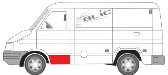 Türverkleidung vorne links BLIC 6015-00-2094121P Bild Türverkleidung vorne links BLIC 6015-00-2094121P