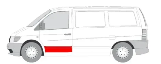 Türverkleidung vorne links BLIC 6015-00-3541123P Bild Türverkleidung vorne links BLIC 6015-00-3541123P