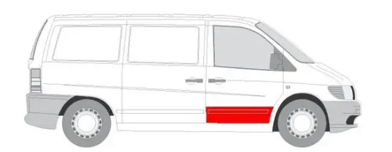 Türverkleidung rechts BLIC 6015-00-3541122K Bild Türverkleidung rechts BLIC 6015-00-3541122K