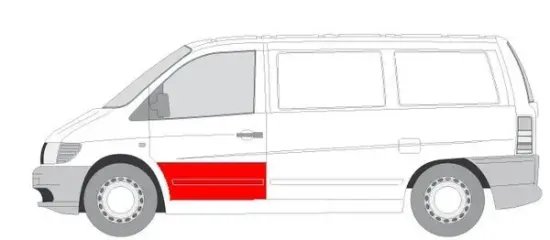 Türverkleidung vorne links BLIC 6015-00-3541129P Bild Türverkleidung vorne links BLIC 6015-00-3541129P