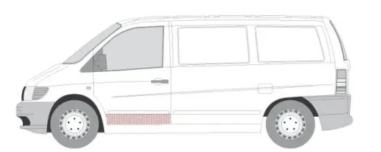 Türverkleidung vorne links BLIC 6015-00-3541131P Bild Türverkleidung vorne links BLIC 6015-00-3541131P