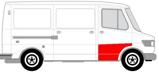 Türverkleidung vorne rechts BLIC 6015-00-3545124P Bild Türverkleidung vorne rechts BLIC 6015-00-3545124P