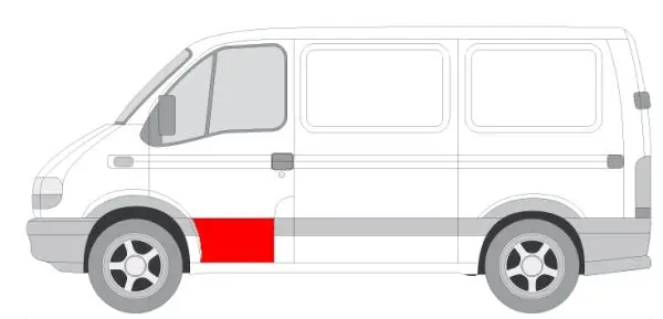 Lüftungsgitter, Stoßfänger vorne rechts BLIC 6502-07-0026992Q