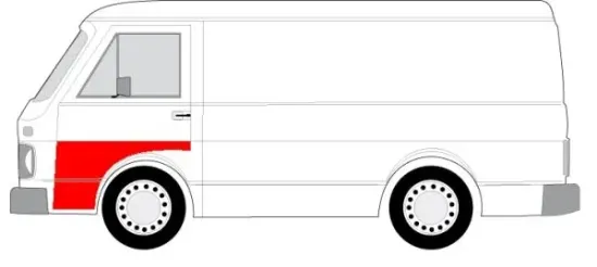 Türverkleidung vorne links BLIC 6015-00-9560121P Bild Türverkleidung vorne links BLIC 6015-00-9560121P