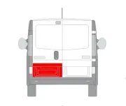 Lüftungsgitter, Stoßfänger vorne Mitte BLIC 6502-07-00619911P