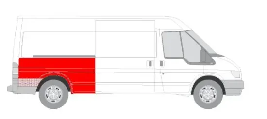 Kotflügel rechts BLIC 6504-03-2509536K Bild Kotflügel rechts BLIC 6504-03-2509536K