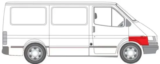 Innenkotflügel vorne rechts BLIC 6504-03-2515322K Bild Innenkotflügel vorne rechts BLIC 6504-03-2515322K