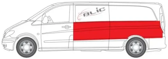 Innenkotflügel hinten links BLIC 6504-03-3542597P Bild Innenkotflügel hinten links BLIC 6504-03-3542597P