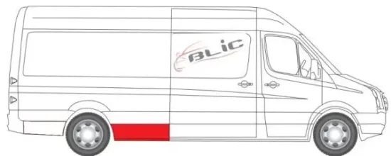 Innenkotflügel hinten rechts vor der Achse BLIC 6504-03-3548592P Bild Innenkotflügel hinten rechts vor der Achse BLIC 6504-03-3548592P