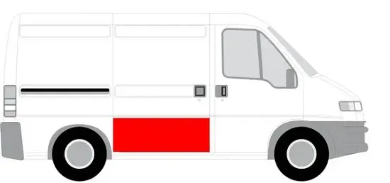 Türverkleidung rechts unten seitlicher Einbau BLIC 6505-06-2092112P Bild Türverkleidung rechts unten seitlicher Einbau BLIC 6505-06-2092112P