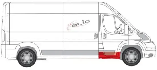 Einstiegsblech vorne rechts BLIC 6505-06-2097042P Bild Einstiegsblech vorne rechts BLIC 6505-06-2097042P