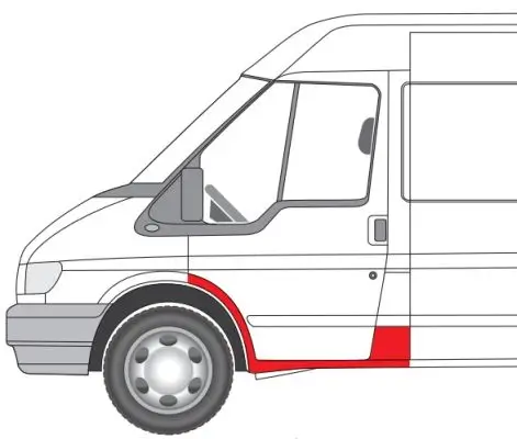 Einstiegsblech vorne links BLIC 6505-06-2509053P Bild Einstiegsblech vorne links BLIC 6505-06-2509053P