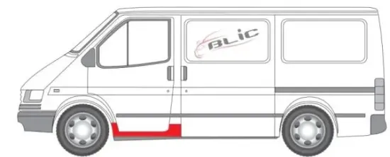 Einstiegsblech vorne links BLIC 6505-06-2515045P Bild Einstiegsblech vorne links BLIC 6505-06-2515045P