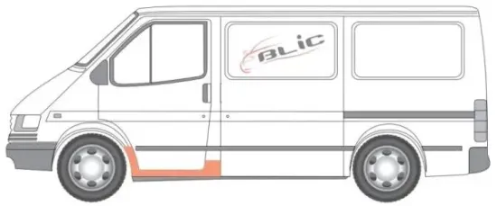 Einstiegsblech vorne links BLIC 6505-06-2515063P Bild Einstiegsblech vorne links BLIC 6505-06-2515063P