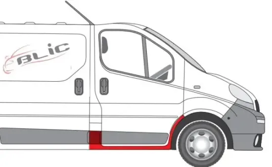 Einstiegsblech vorne rechts BLIC 6505-06-6061054P Bild Einstiegsblech vorne rechts BLIC 6505-06-6061054P