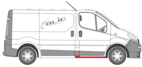 Einstiegsblech rechts BLIC 6505-06-6061056P Bild Einstiegsblech rechts BLIC 6505-06-6061056P