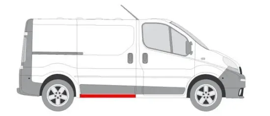 Einstiegsblech rechts seitlicher Einbau BLIC 6505-06-6061503P Bild Einstiegsblech rechts seitlicher Einbau BLIC 6505-06-6061503P