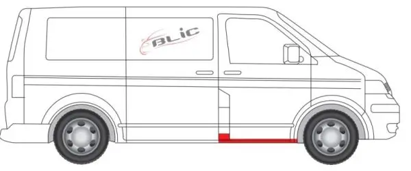 Einstiegsblech vorne rechts BLIC 6505-06-9568019P