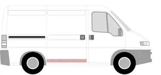Türverkleidung rechts seitlicher Einbau BLIC 6508-01-2092170P Bild Türverkleidung rechts seitlicher Einbau BLIC 6508-01-2092170P
