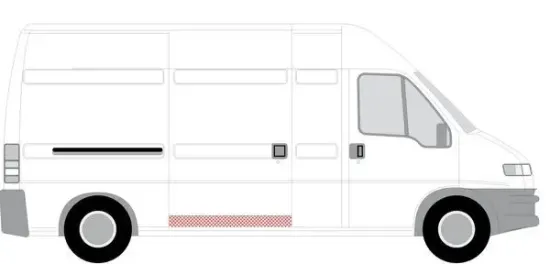 Türverkleidung rechts seitlicher Einbau BLIC 6508-01-2092171P Bild Türverkleidung rechts seitlicher Einbau BLIC 6508-01-2092171P