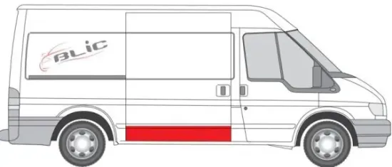 Türverkleidung seitlicher Einbau BLIC 6508-01-2509150P Bild Türverkleidung seitlicher Einbau BLIC 6508-01-2509150P