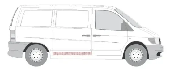 Türverkleidung seitlicher Einbau BLIC 6508-01-3541170P Bild Türverkleidung seitlicher Einbau BLIC 6508-01-3541170P