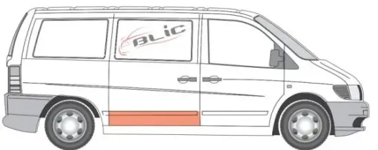 Türverkleidung seitlicher Einbau BLIC 6508-01-3541171P Bild Türverkleidung seitlicher Einbau BLIC 6508-01-3541171P